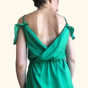 Gorgeous Emerald mini dress!